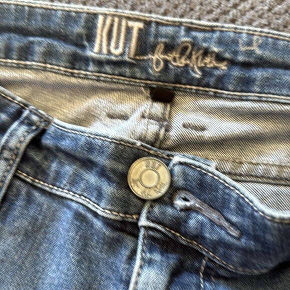 KUT from the Kloth Blue Bootcut Mid Rise Stretch Jeans Size 6 - Picture 4 of 7
